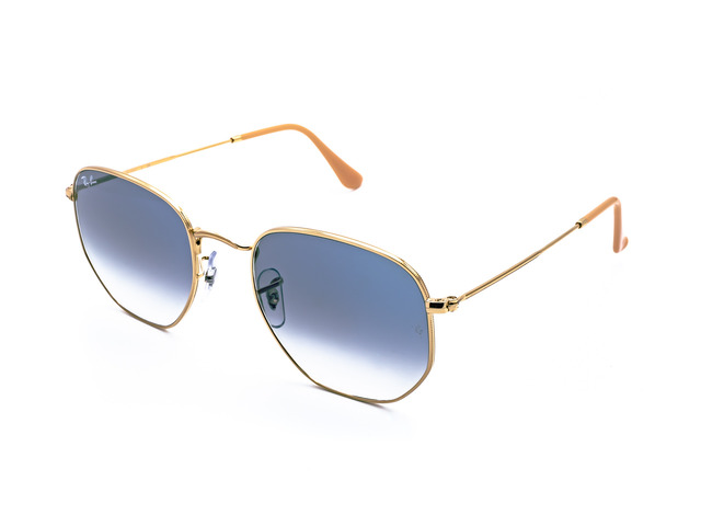Сонцезахисні окуляри Ray-Ban Hexagonal RB 3548 001/3F 51 мм. GRADIENT LIGHT BLUE. Фото 2
