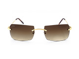 Сонцезахисні окуляри Cartier CT0006RS 001 56мм. GRADIENT BROWN