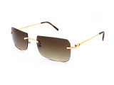Сонцезахисні окуляри Cartier CT0006RS 001 56мм. GRADIENT BROWN. Фото 2
