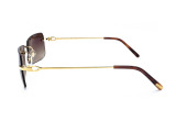 Сонцезахисні окуляри Cartier CT0006RS 001 56мм. GRADIENT BROWN. Фото 3