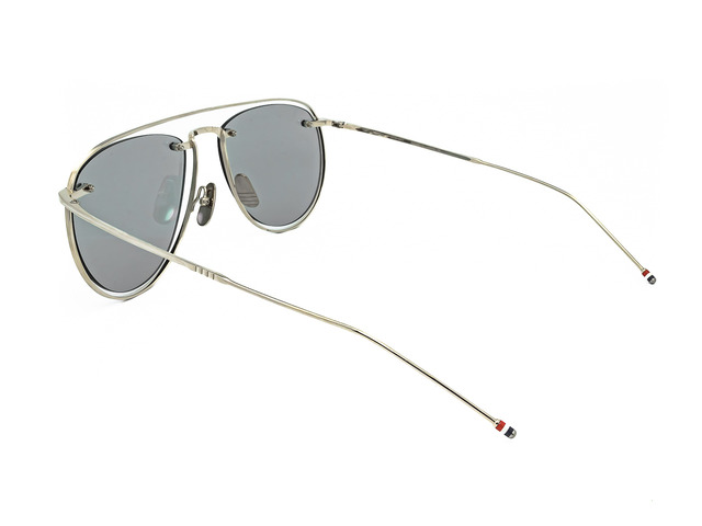 Сонцезахисні окуляри THOM BROWNE TBS 113-59-01 // SLV-GRY. Фото 4