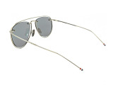 Сонцезахисні окуляри THOM BROWNE TBS 113-59-01 // SLV-GRY. Фото 4