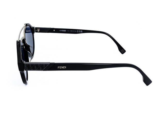 Сонцезахисні окуляри FENDI FE40058U 01V 50 мм. TINTED BLUE. Фото 3